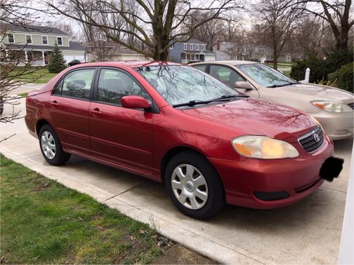 Red 2008 Toyota Corolla LE