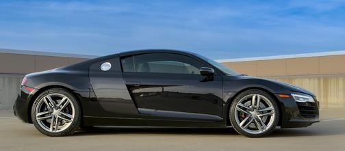 Black 2014 Audi R8 4.2