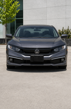 Gray 2021 Honda Civic EX