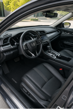 Gray 2021 Honda Civic EX