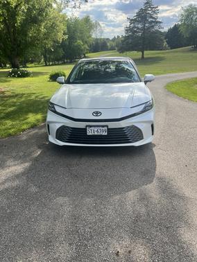 White 2026 Toyota Camry XLE