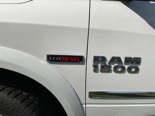 White 2018 RAM 1500 Laramie