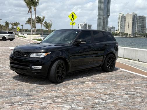 Black 2015 Land Rover Range Rover Sport Supercharged HSE