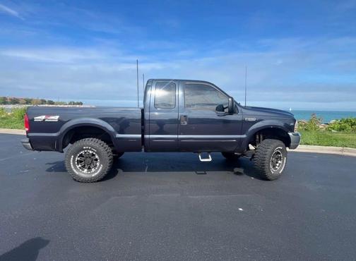 Blue 1999 Ford F-250 XLT SuperCab Super Duty