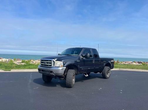 Blue 1999 Ford F-250 XLT SuperCab Super Duty