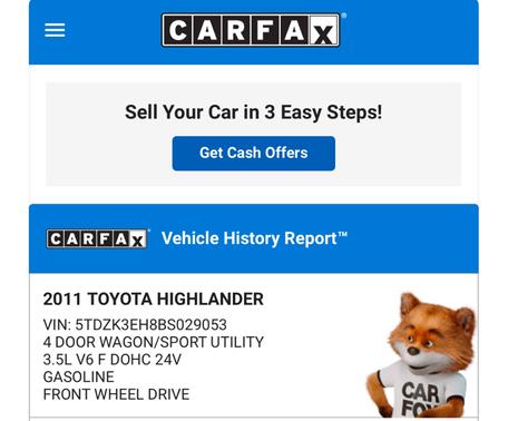 2011 Toyota Highlander Base