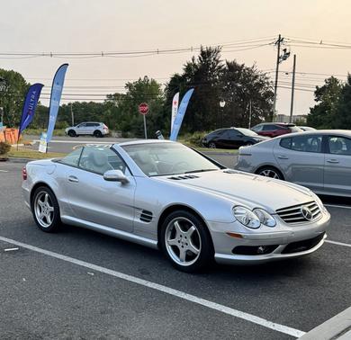 Silver 2003 Mercedes-Benz SL-Class SL500 Roadster