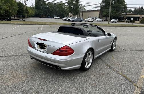 Silver 2003 Mercedes-Benz SL-Class SL500 Roadster