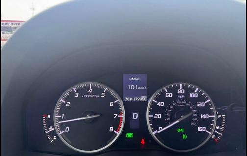 Red 2013 Acura RDX Technology