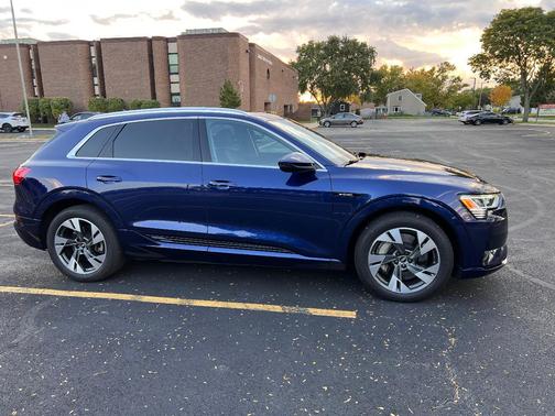 Blue 2021 Audi e-tron Premium