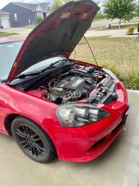 Red 2005 Acura RSX Base