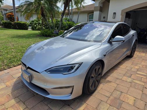Silver 2025 Tesla Model S AWD