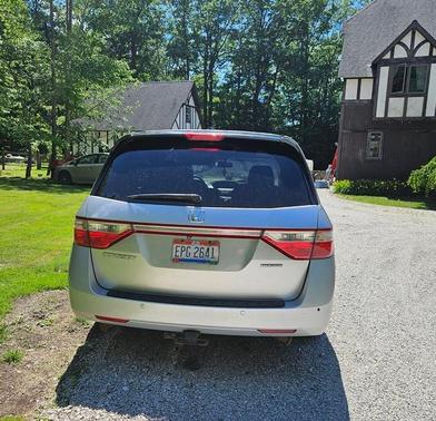Silver 2011 Honda Odyssey Touring Elite