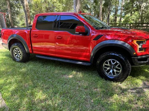 Red 2019 Ford F-150 Raptor