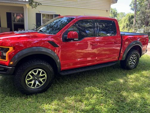 Red 2019 Ford F-150 Raptor