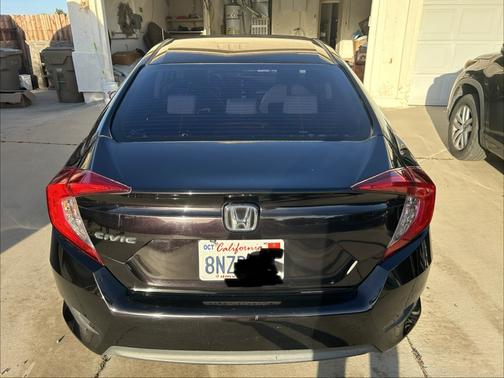 Black 2017 Honda Civic LX