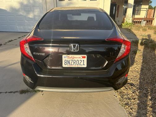 Black 2017 Honda Civic LX
