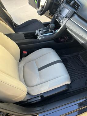 Black 2017 Honda Civic LX