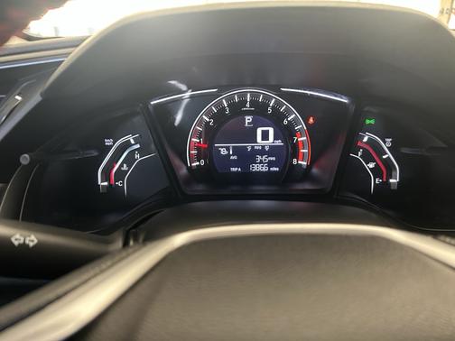 Black 2017 Honda Civic LX