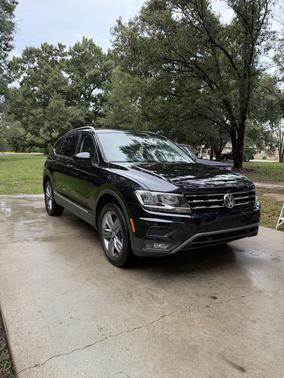 Black 2021 Volkswagen Tiguan 2.0T SEL