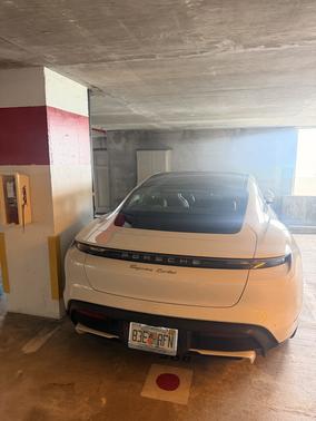 White 2020 Porsche Taycan Taycan Turbo S