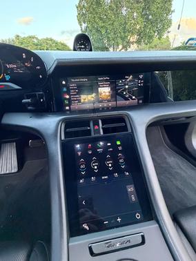 White 2020 Porsche Taycan Taycan Turbo S