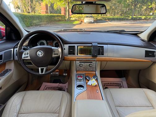 Red 2010 Jaguar XF Base