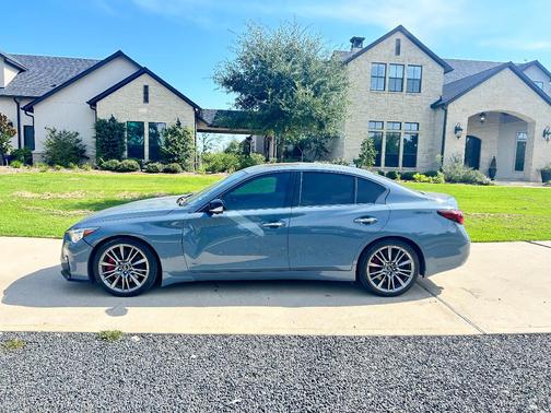 Blue 2021 INFINITI Q50 3.0t Red Sport 400