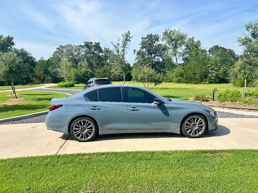Blue 2021 INFINITI Q50 3.0t Red Sport 400