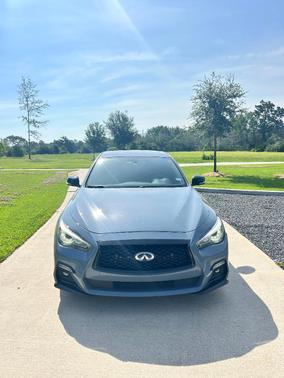 Blue 2021 INFINITI Q50 3.0t Red Sport 400
