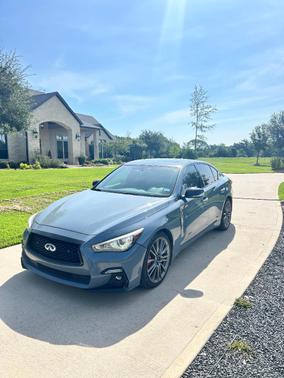 Blue 2021 INFINITI Q50 3.0t Red Sport 400