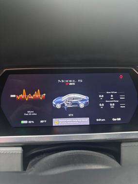 Blue 2013 Tesla Model S Performance