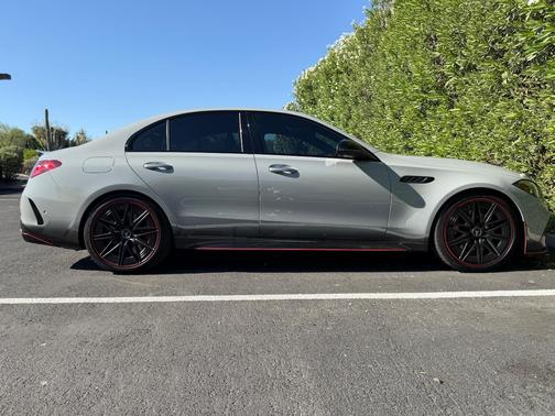 Gray 2024 Mercedes-Benz AMG C 63 S E Performance
