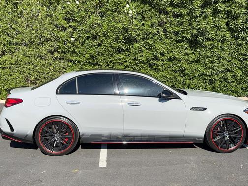 Gray 2024 Mercedes-Benz AMG C 63 S E Performance