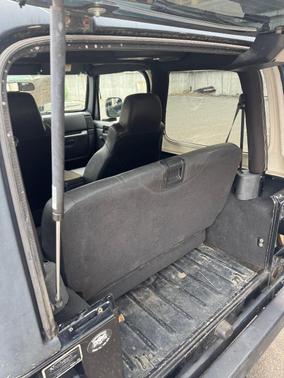 Black 2003 Jeep Wrangler X