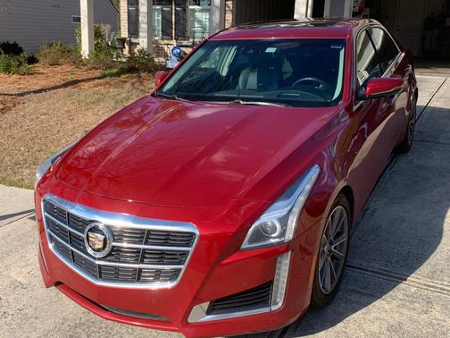 Red 2014 Cadillac CTS 2.0L Turbo Performance