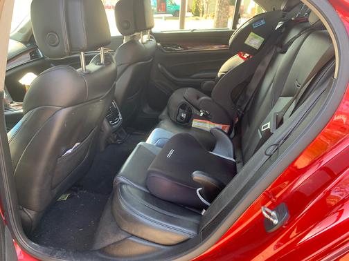 Red 2014 Cadillac CTS 2.0L Turbo Performance
