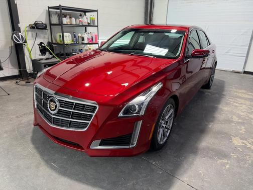 Red 2014 Cadillac CTS 2.0L Turbo Performance