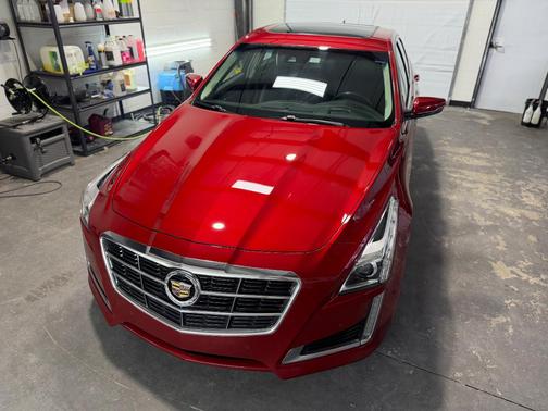 Red 2014 Cadillac CTS 2.0L Turbo Performance