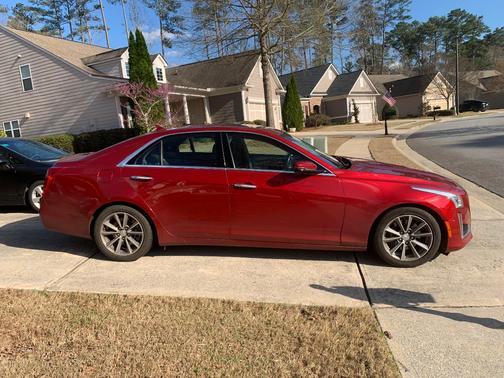 Red 2014 Cadillac CTS 2.0L Turbo Performance