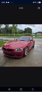 Red 2007 BMW Z4 M Coupe