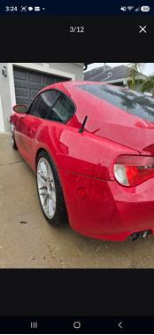 Red 2007 BMW Z4 M Coupe