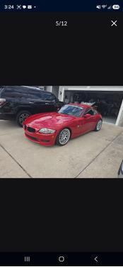 Red 2007 BMW Z4 M Coupe
