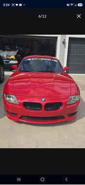 Red 2007 BMW Z4 M Coupe