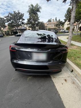 Gray 2025 Tesla Model 3 Long Range RWD