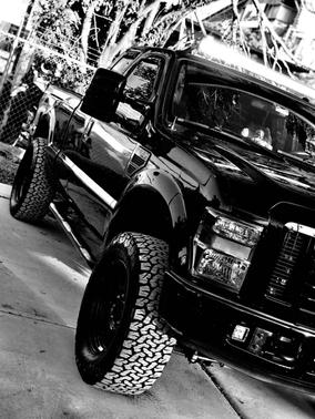 Black 2008 Ford F-250 FX4 SuperCab Super Duty