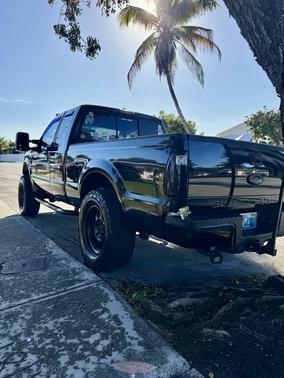 Black 2008 Ford F-250 FX4 SuperCab Super Duty