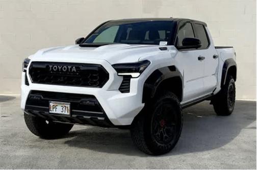 White 2024 Toyota Tacoma Hybrid TRD Pro