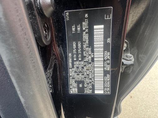 Black 2017 Lexus LX 570 Base