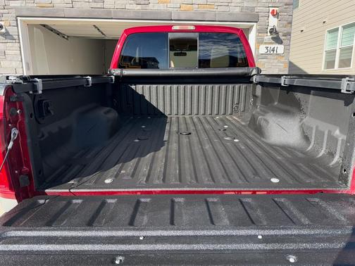 Red 2014 Ford F-250 Lariat